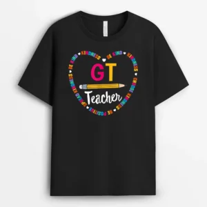 Back To School Tee GT Teacher Gifted And Talented Squad T-Shirt - Black